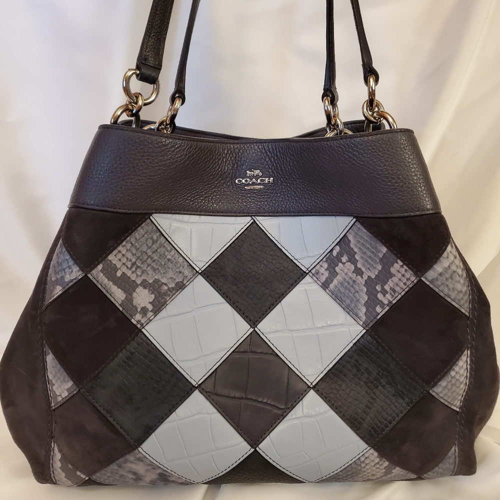 COACH Patchwork Lexy Shoulder Bag
